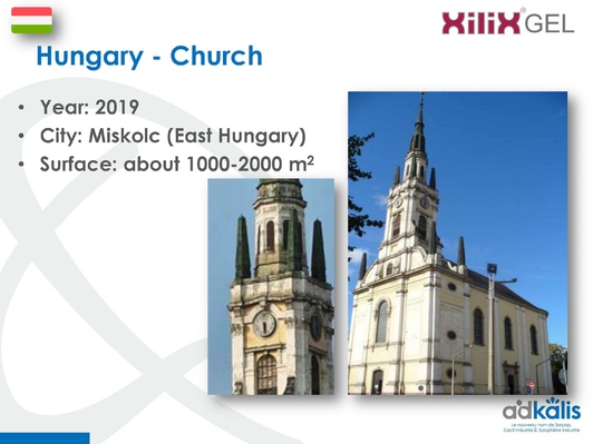 Церковь, Мишкольц, Венгрия, 2019 г., обработка инсектицидом XILIX® Gel - фото